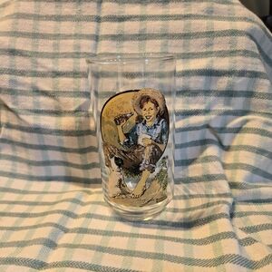Norman Rockwell Coca Cola Glass